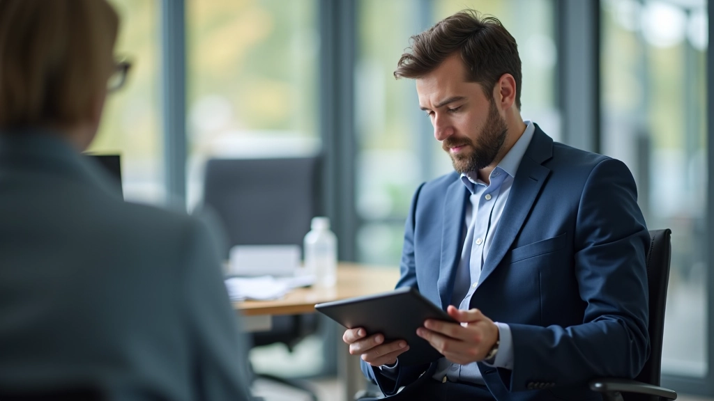 Person sitzt am Laptop und füllt Online-Steuererklärung aus mit Unterlagen daneben
