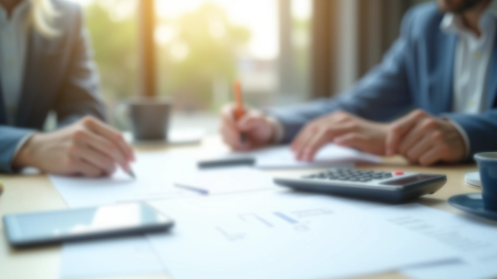 Steuerberatung am modernen Arbeitsplatz mit organisierten Dokumenten