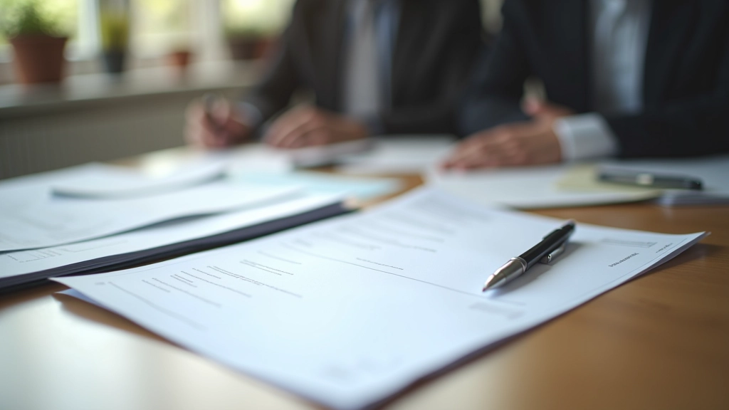 Geordnete Belege, Rechnungen und Quittungen in Mappen für die Steuerdokumentation